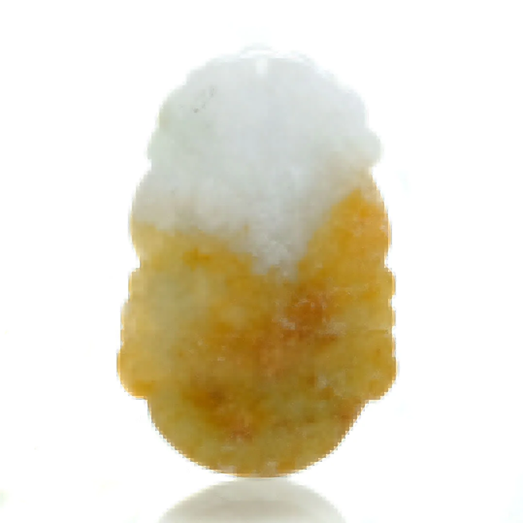 Jade Zodiac Fine Nephrite Pendant, Rat #7 - Image 3