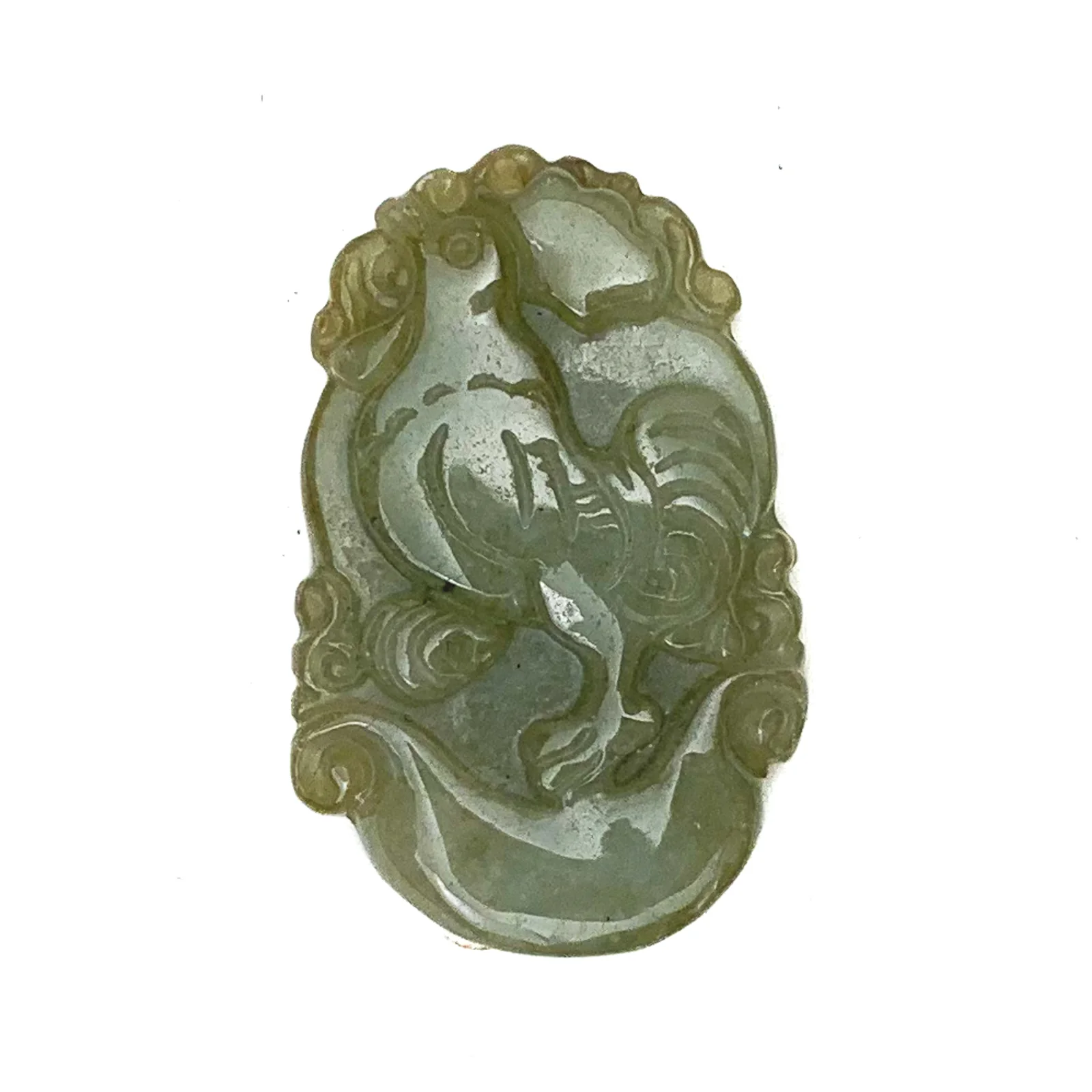 Jade Zodiac Rooster Fine Nephrite Pendant - Image 3