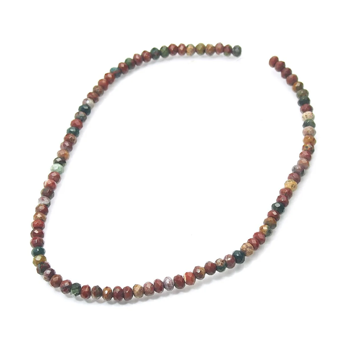 Jasper Faceted Rondelles 6mm Strand - Image 2