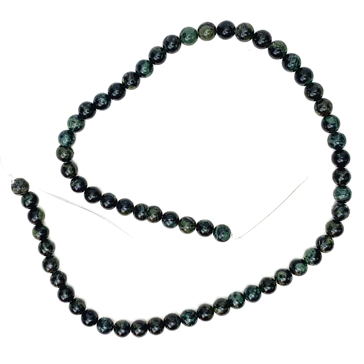 Jasper Kambaba X Fine 6mm Smooth Rounds Bead Strand - Image 2