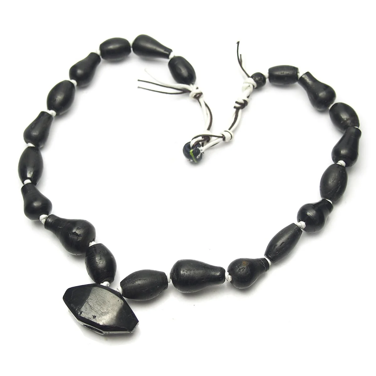 Jet Heirloom Talismanic Strand Necklace 2 - Image 4