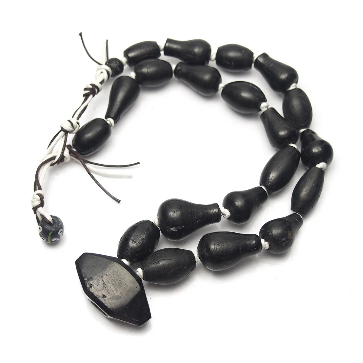 Jet Heirloom Talismanic Strand Necklace 2 - Image 5