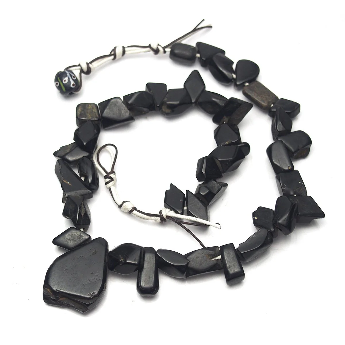 Jet Heirloom Talismanic Strand Necklace 3 - Image 2