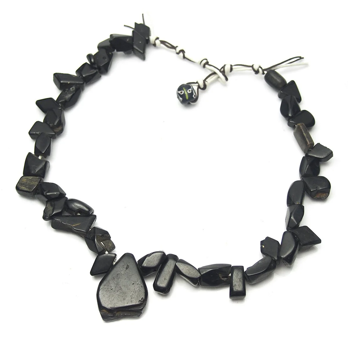 Jet Heirloom Talismanic Strand Necklace 3 - Image 3