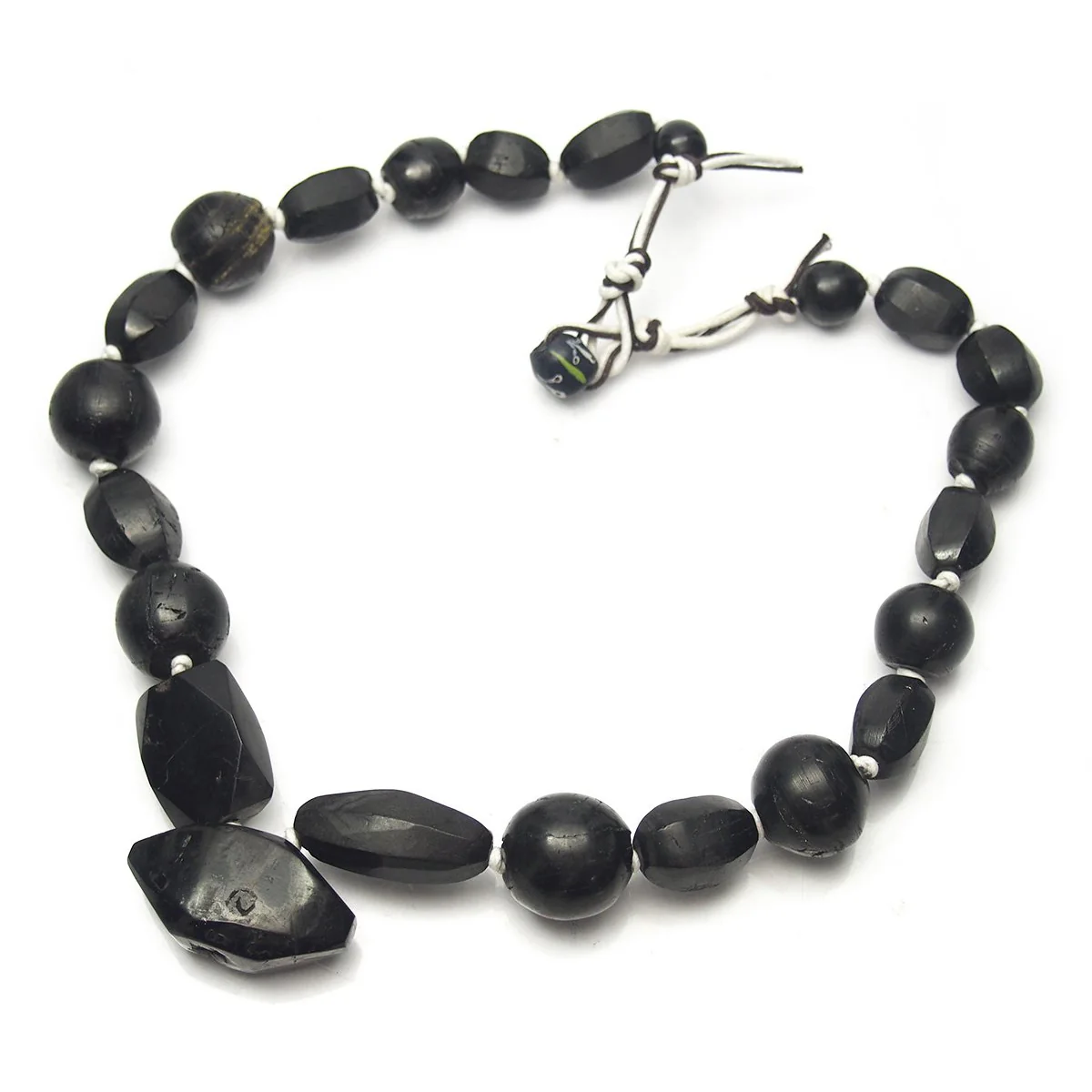 Jet Heirloom Talismanic Strand Necklace 4 - Image 2