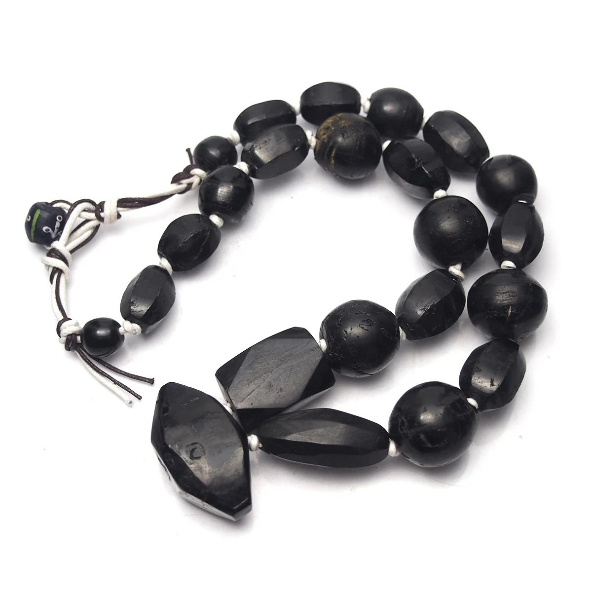 Jet Heirloom Talismanic Strand Necklace 4 - Image 5