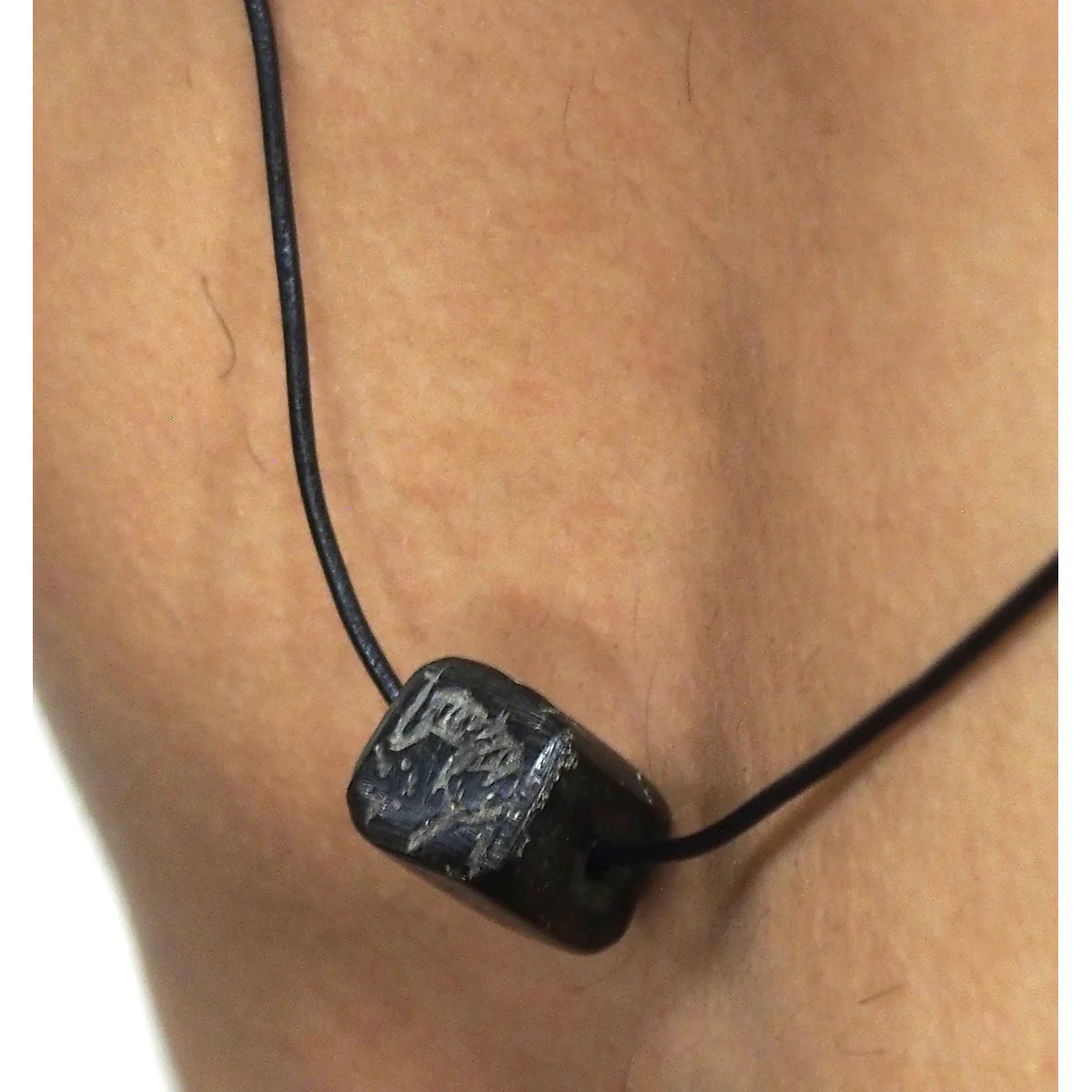 Jet Talismanic Heirloom Beads Antique Necklace C - Image 6
