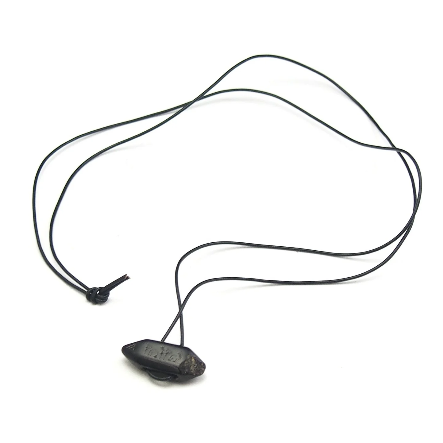 Jet Talismanic Heirloom Beads Antique Necklace D - Image 2