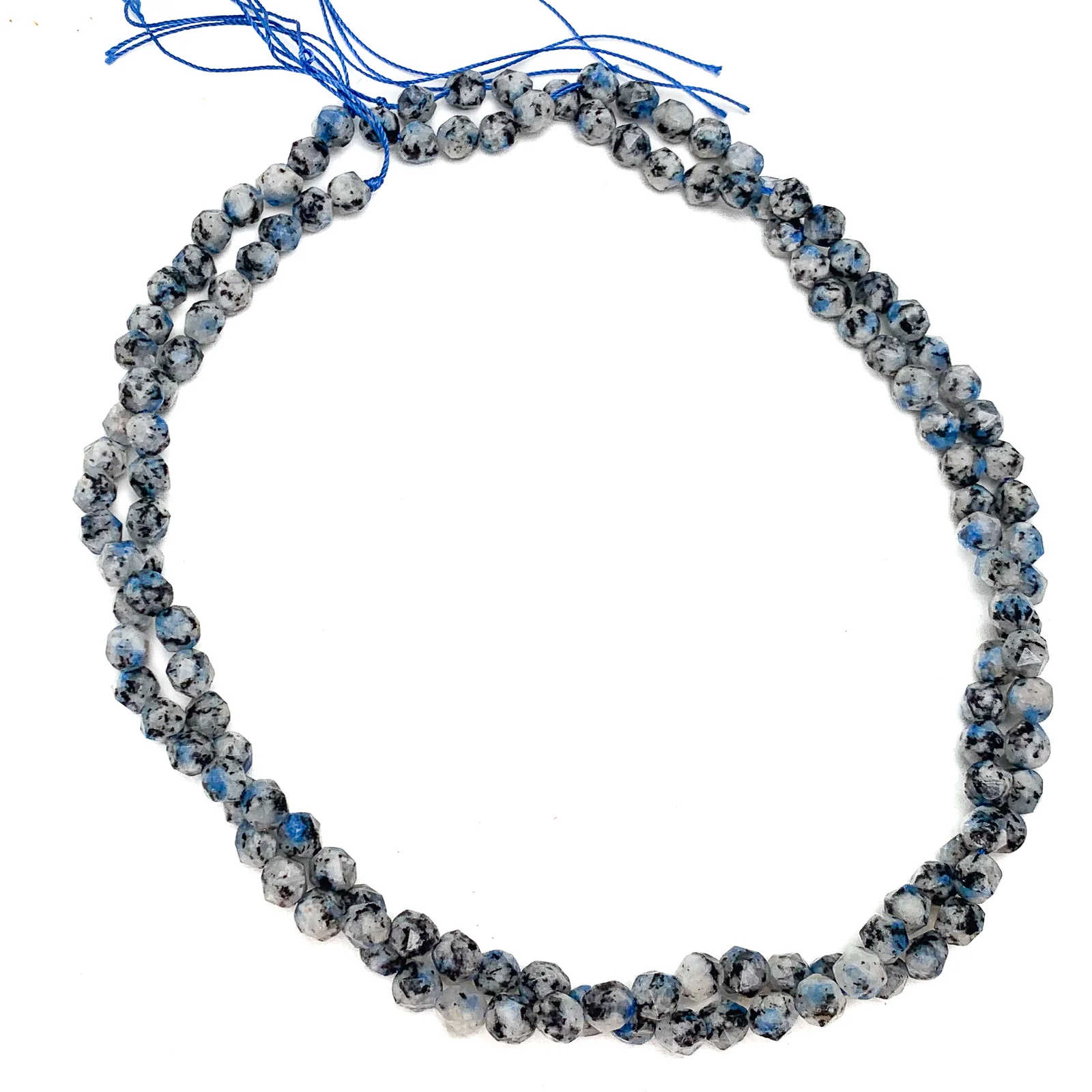 K2 Granite 5.5mm Faceted Rounds Bead Strand - Image 3