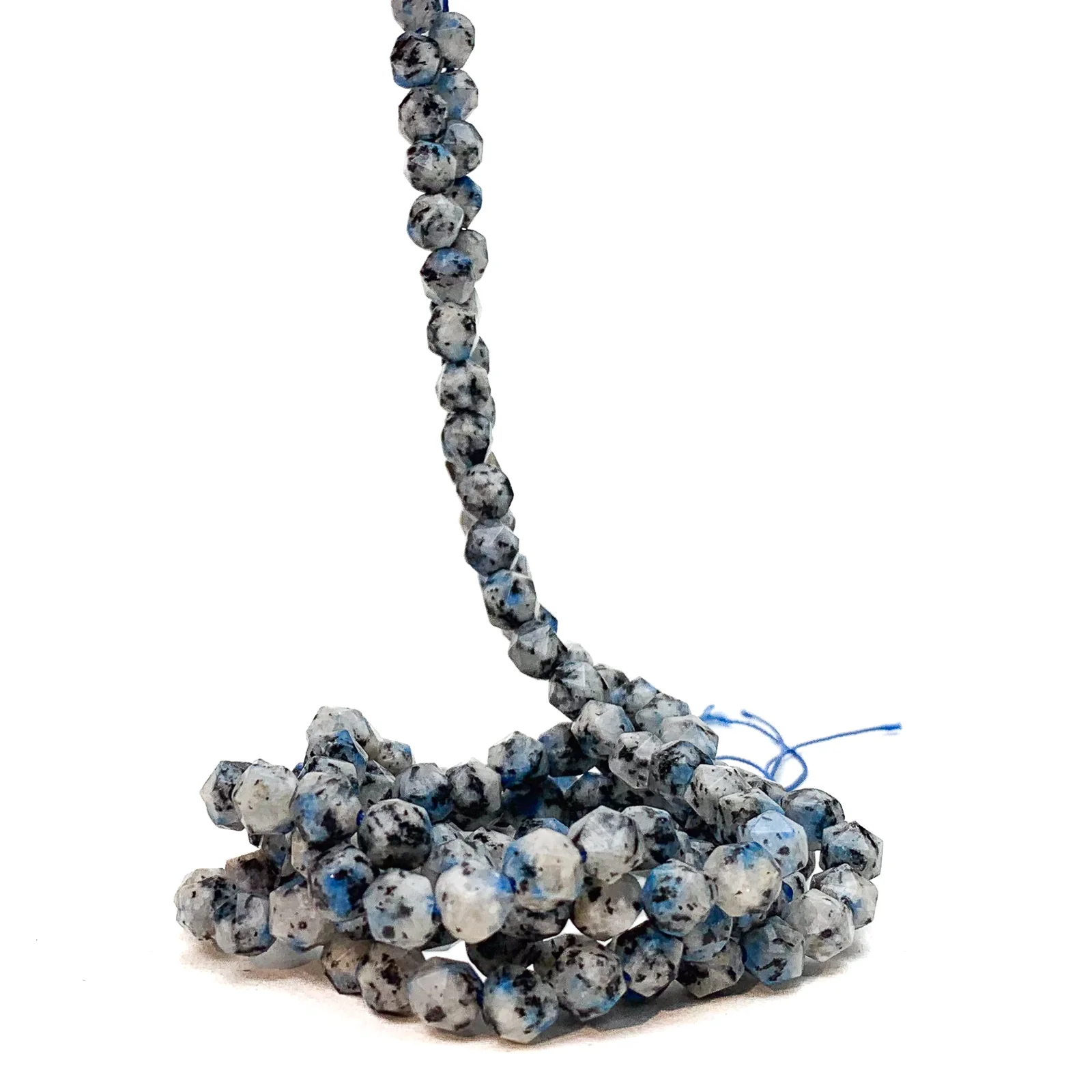 K2 Granite 5.5mm Faceted Rounds Bead Strand - Image 5