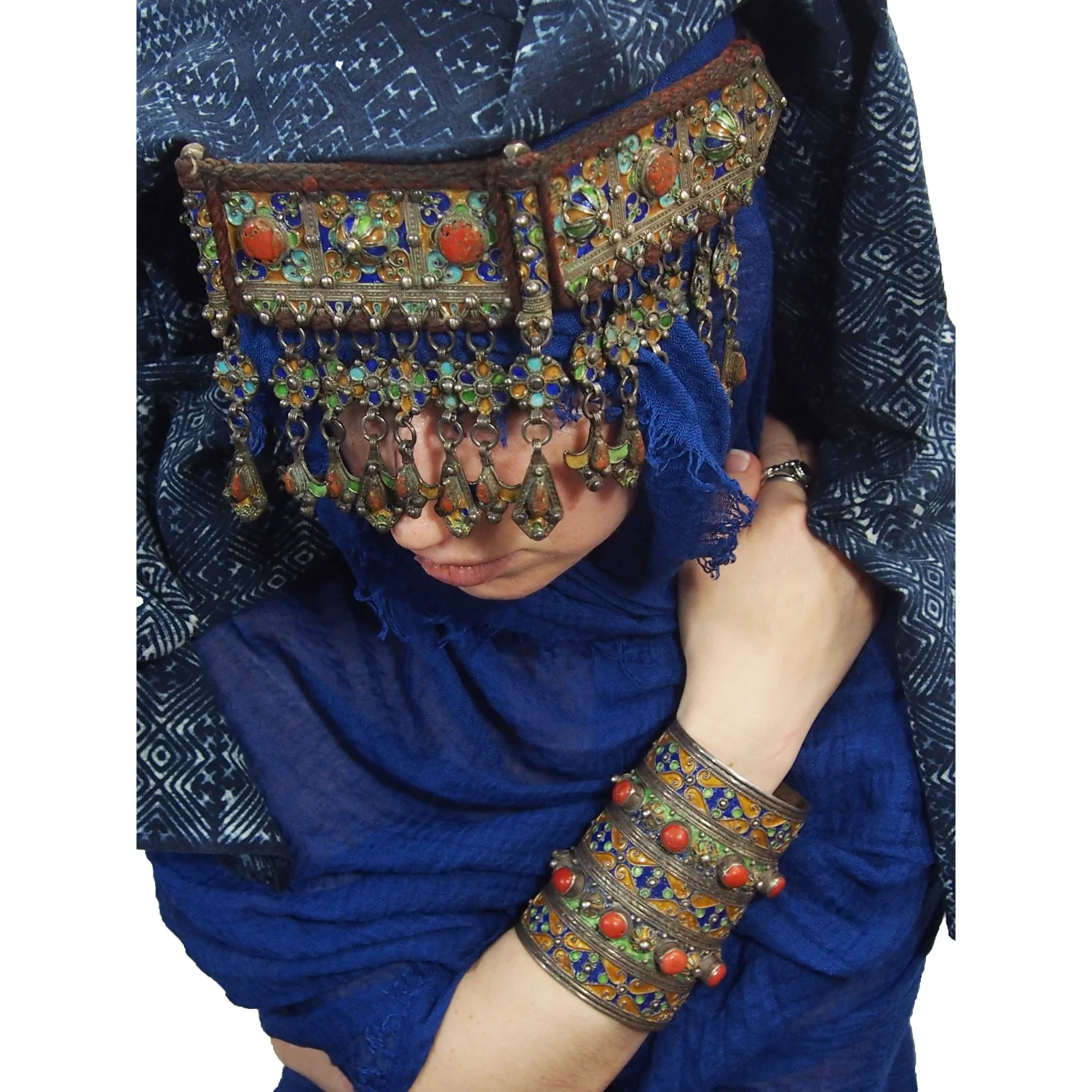 Kabyle Fine Enamel Diadem Crown - Image 3
