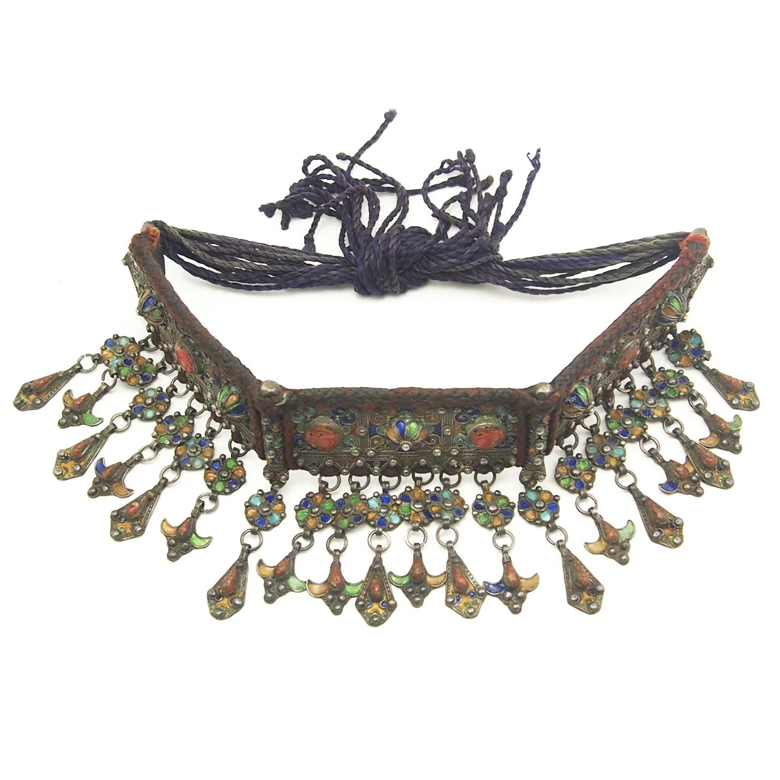 Kabyle Fine Enamel Diadem Crown - Image 4