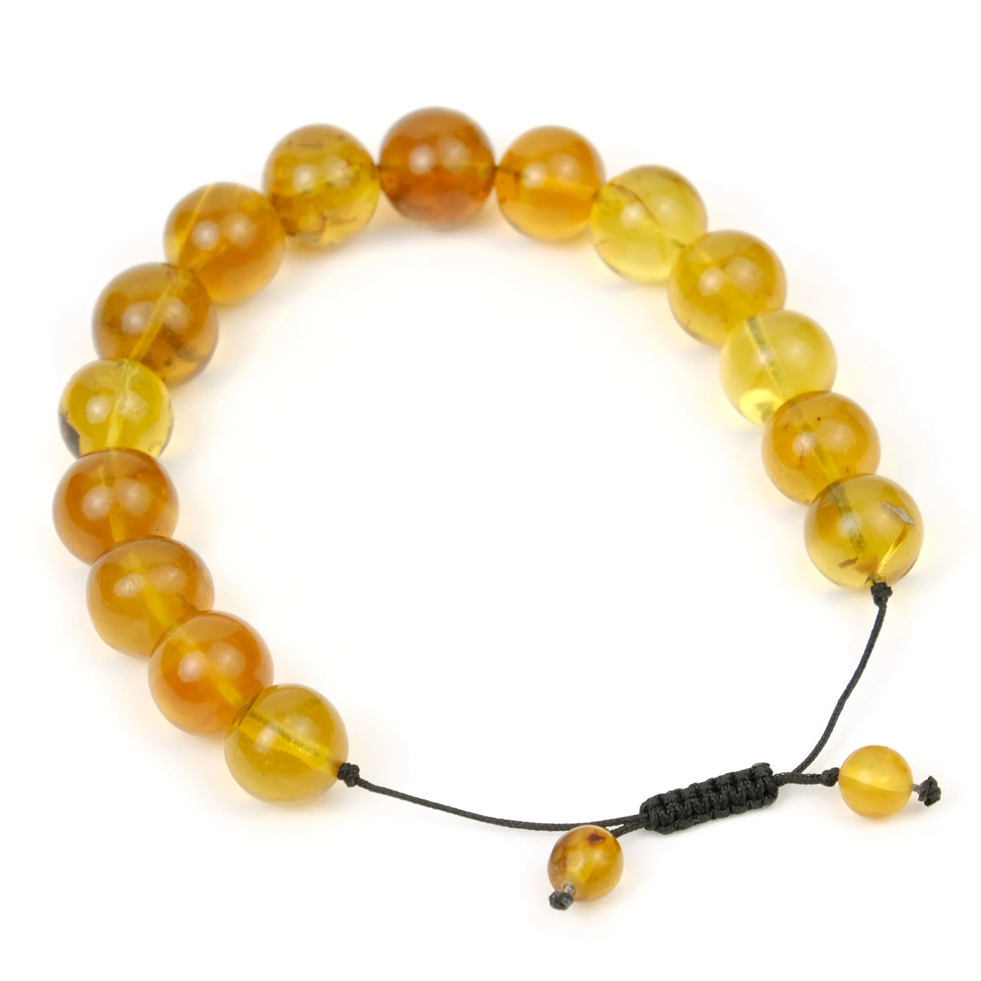 Kachin Amber Adjustable Bracelet 12-13mm - Image 4