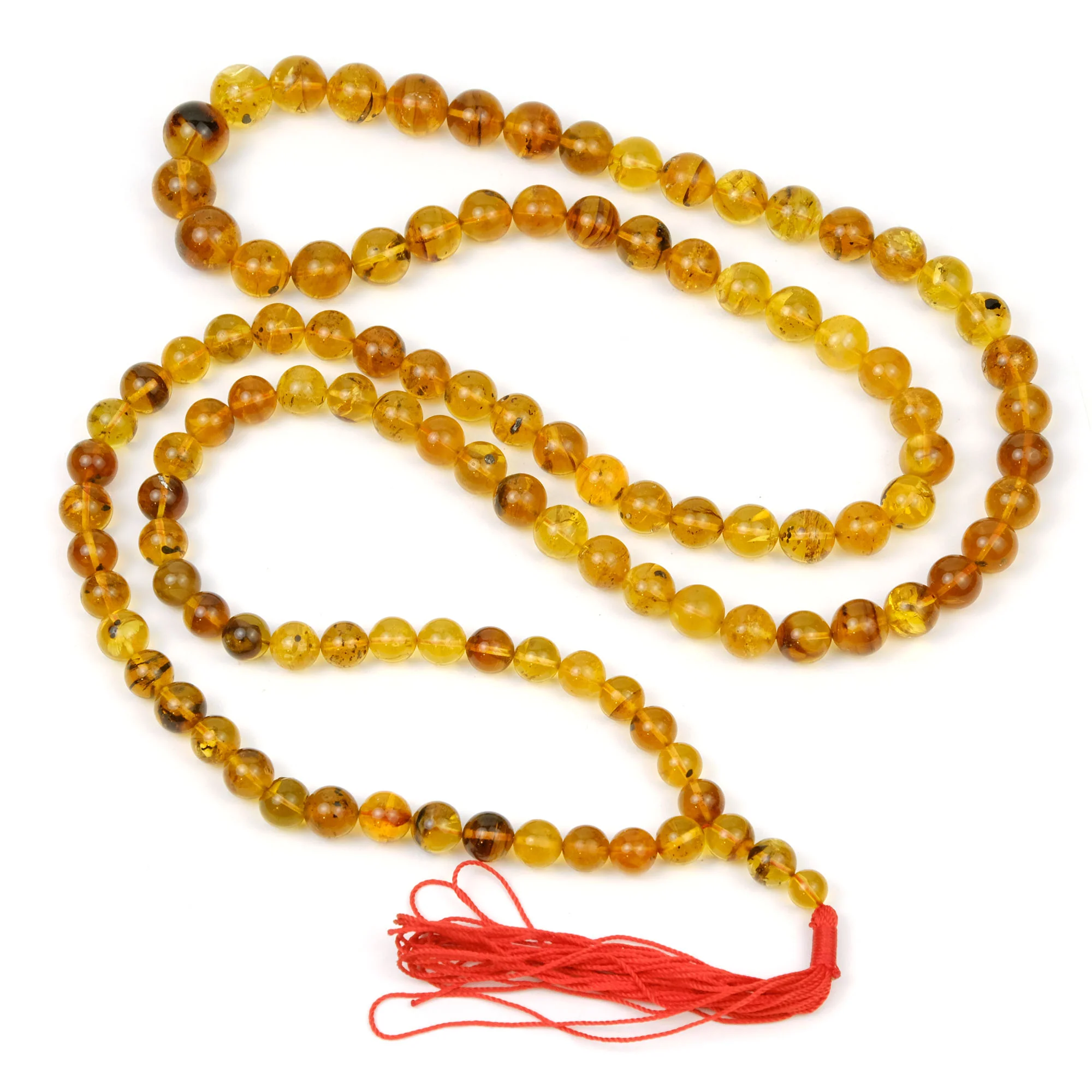 Heirloom Kachin Amber 108 Bead Mala/Strand - Image 3