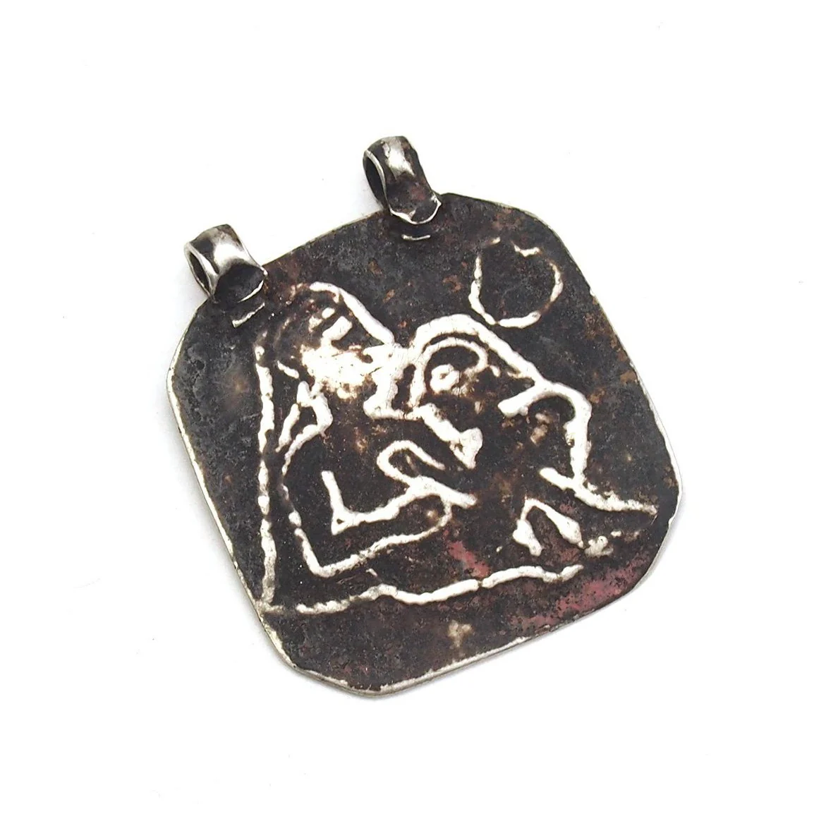 Kama Sutra Silver Amulet Pendant - Image 3