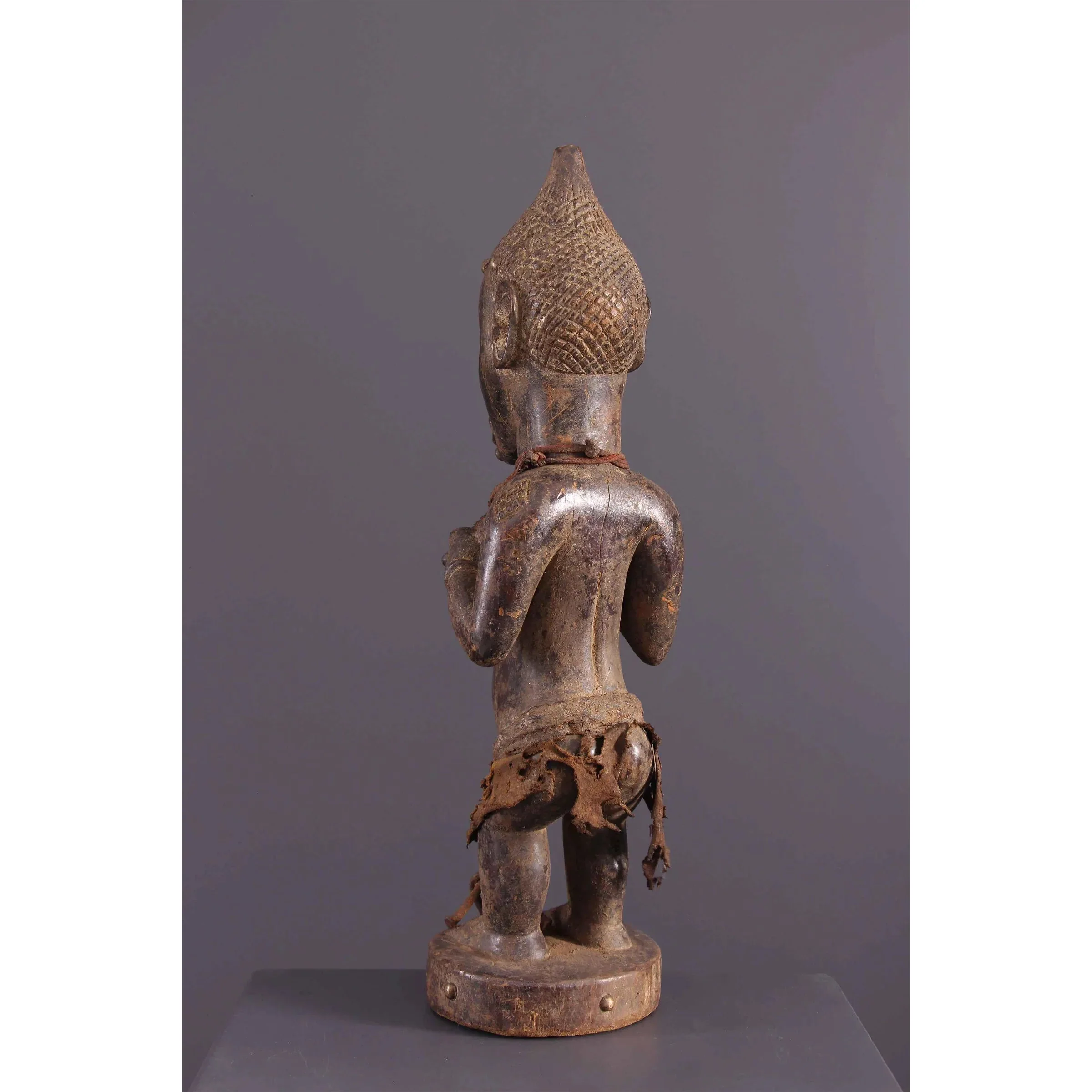 Kongo Maternity Nkondi / Nkisi Power Statue, Congo #987 - Image 6