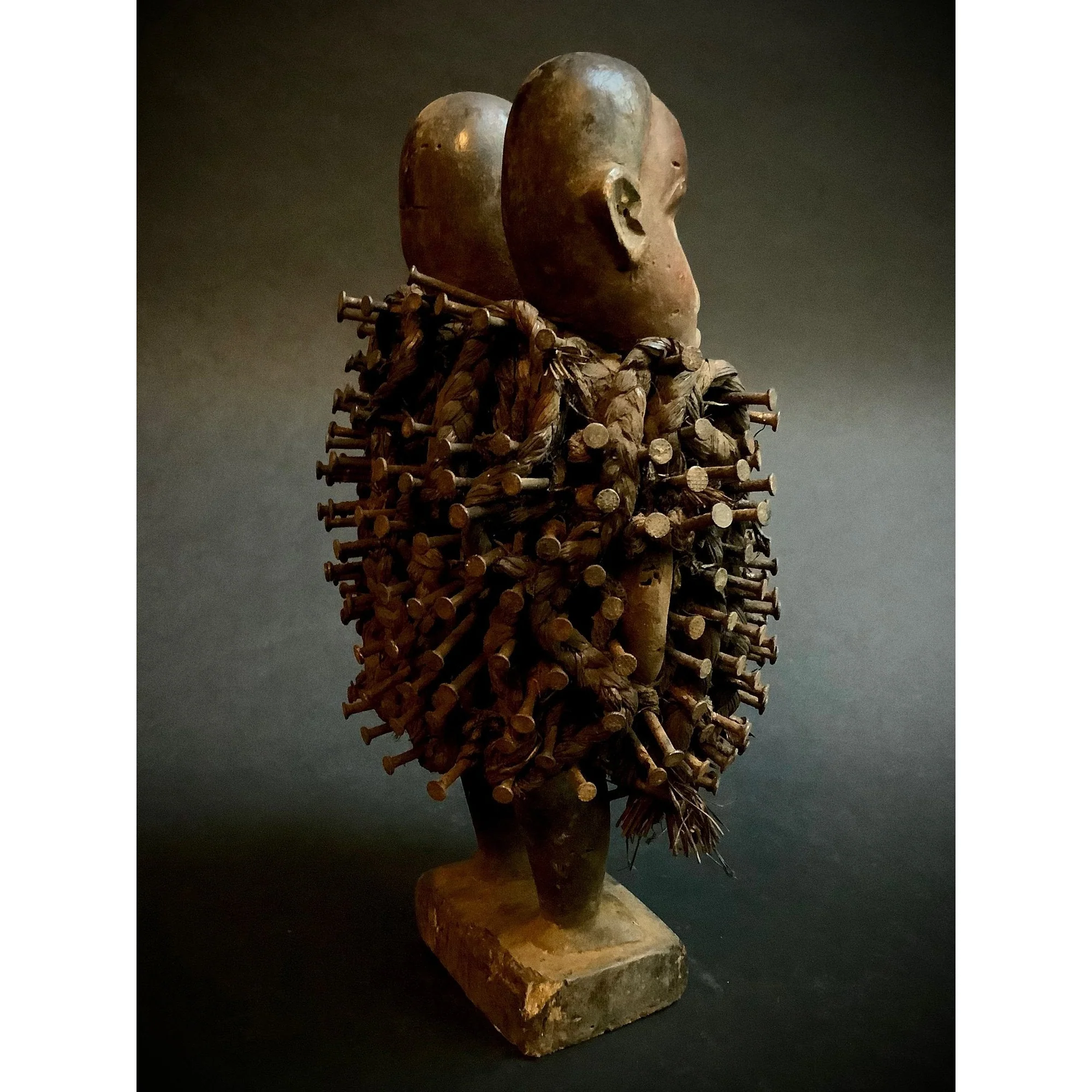 Kongo Nkisi Nkondi Fetish Figure, Congo #1016 - Image 4