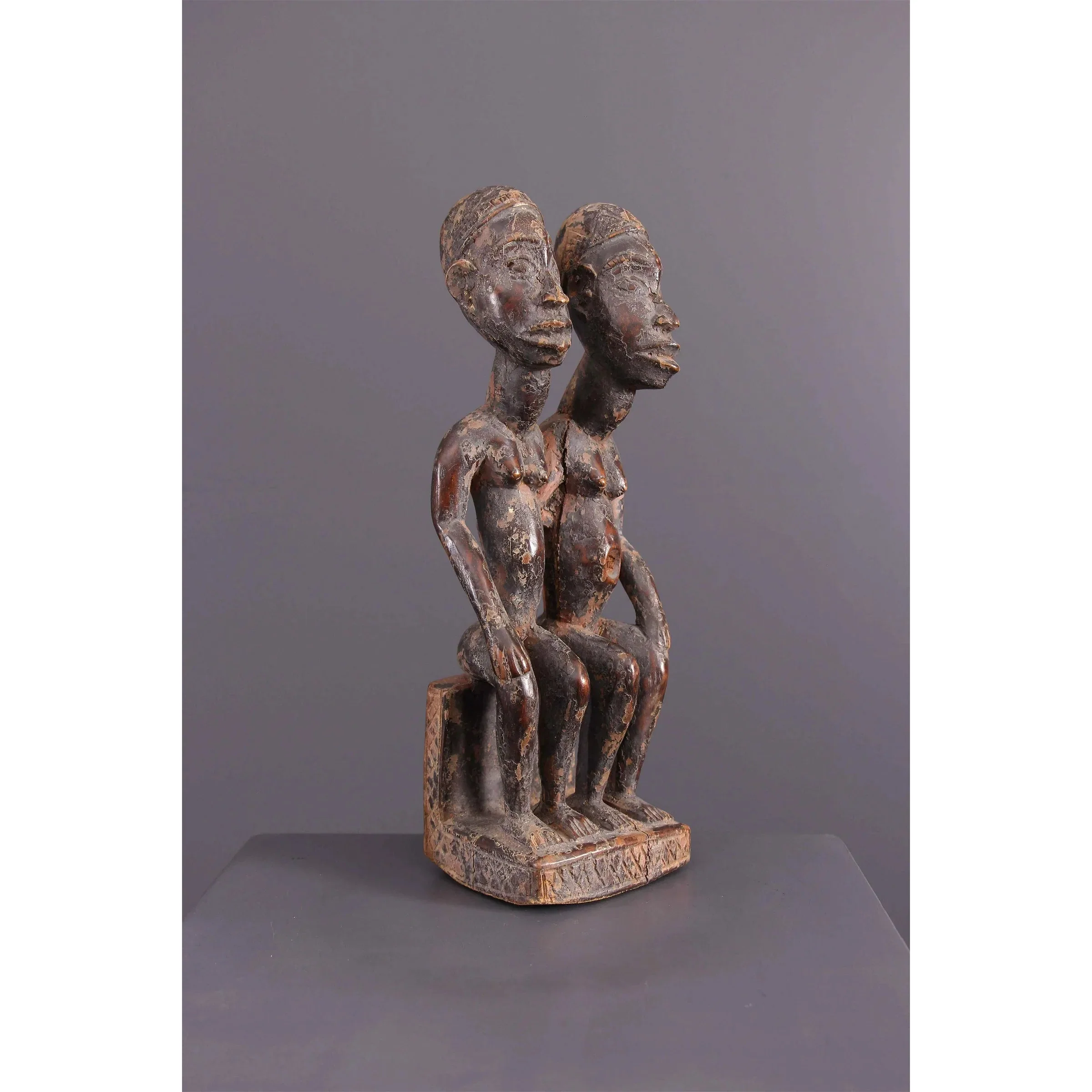 Kongo / Yombe Couple Power Figure, Congo #988 - Image 2