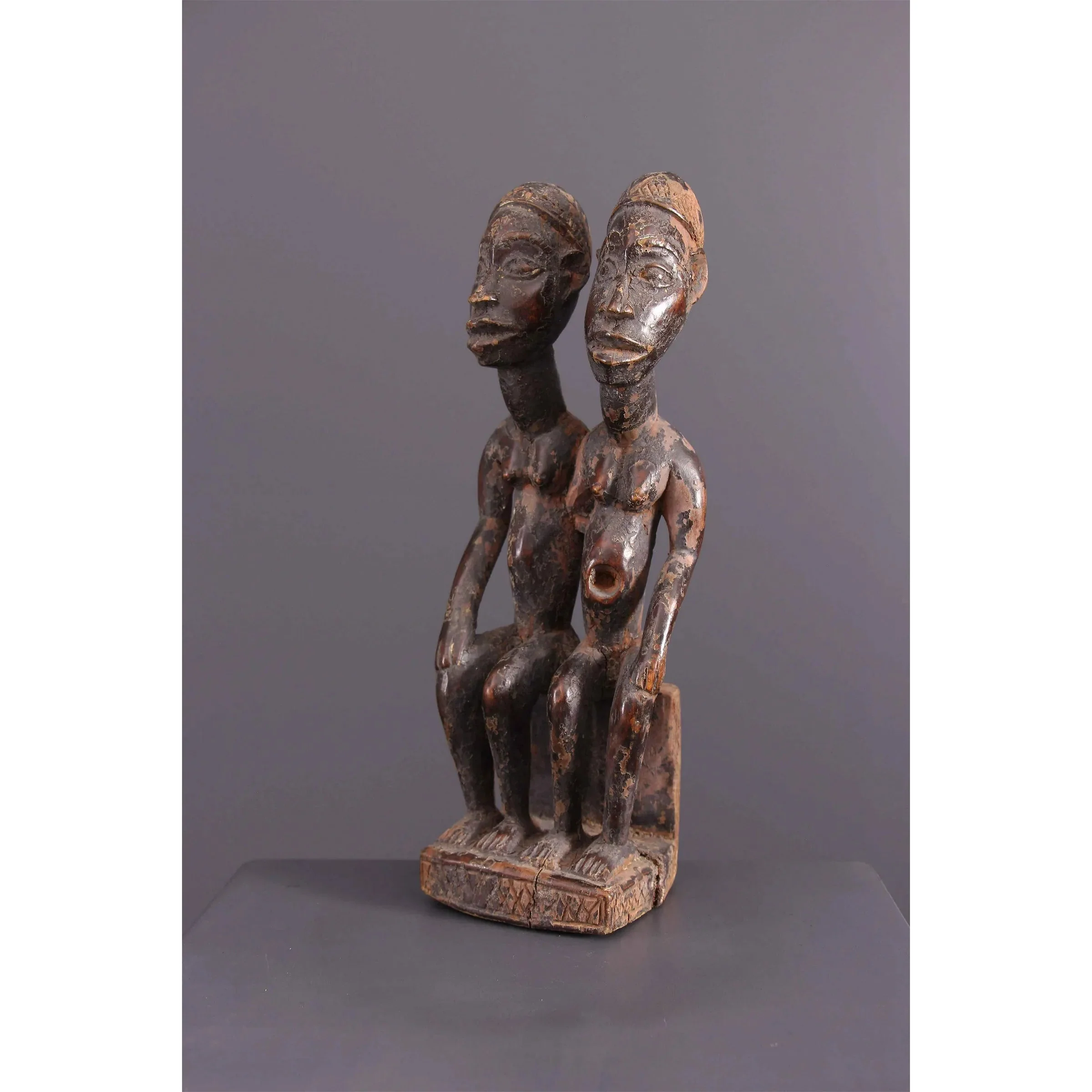 Kongo / Yombe Couple Power Figure, Congo #988 - Image 3