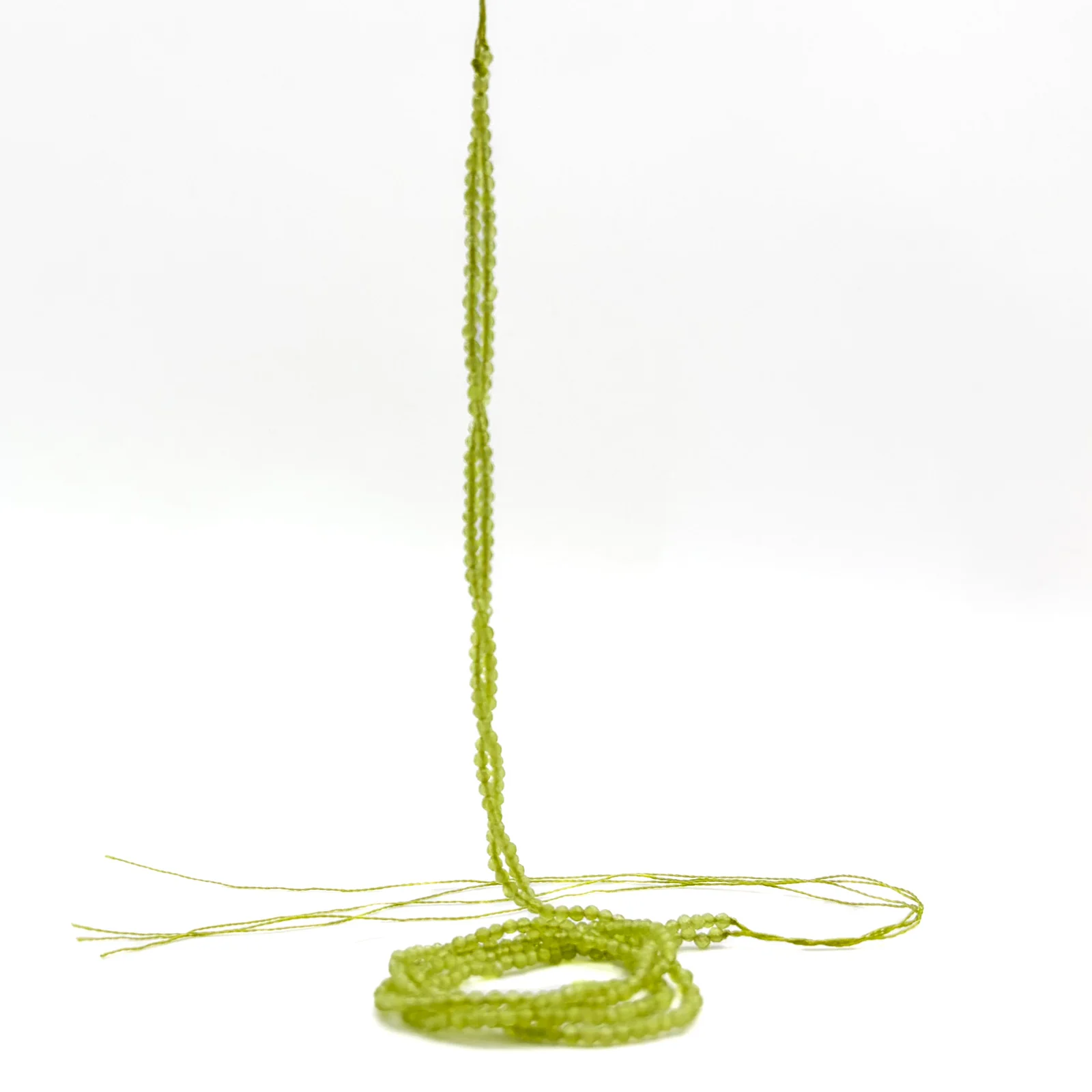 Korean Jade / Olivine 2mm Rounds Bead Strand - Image 10