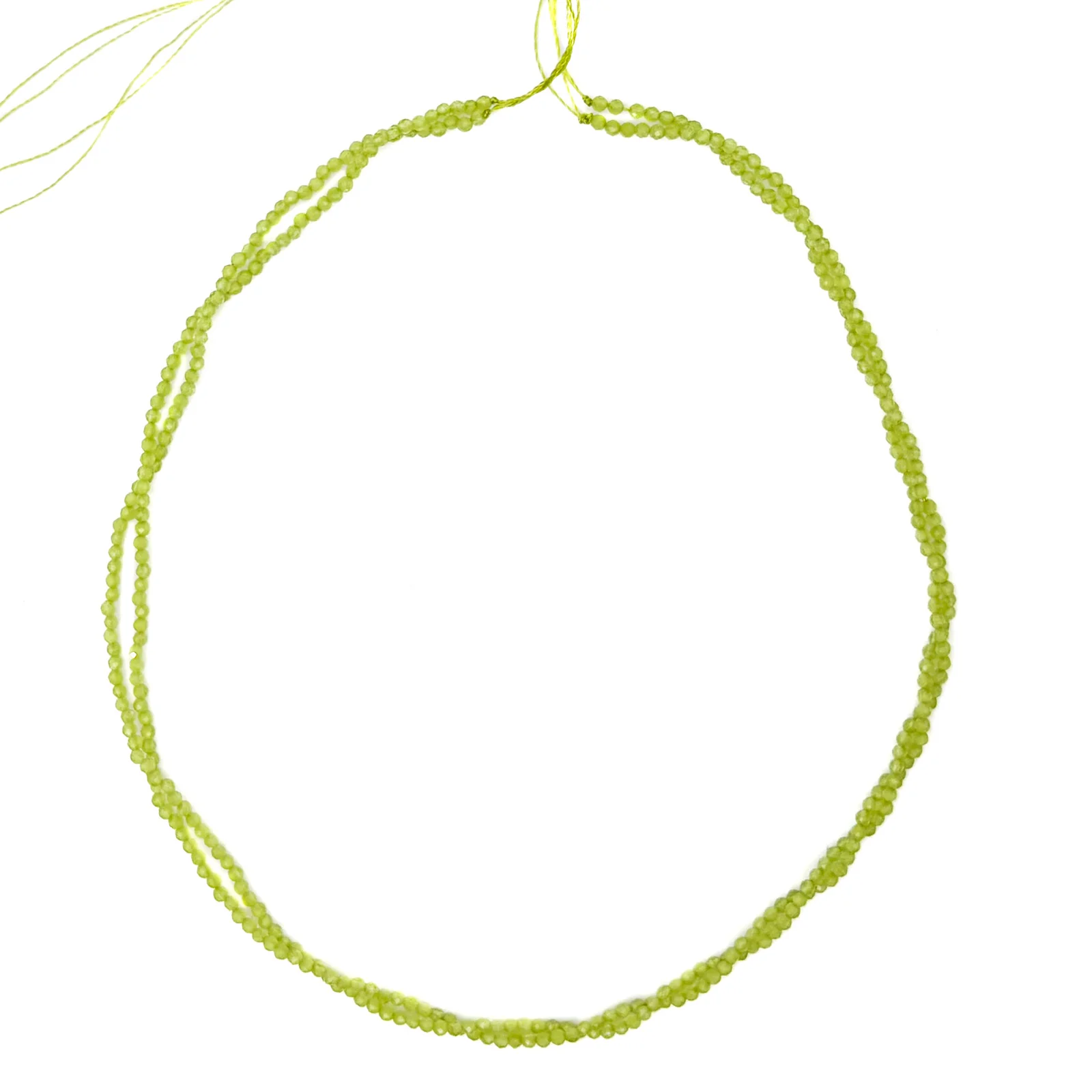 Korean Jade / Olivine 2mm Rounds Bead Strand - Image 12