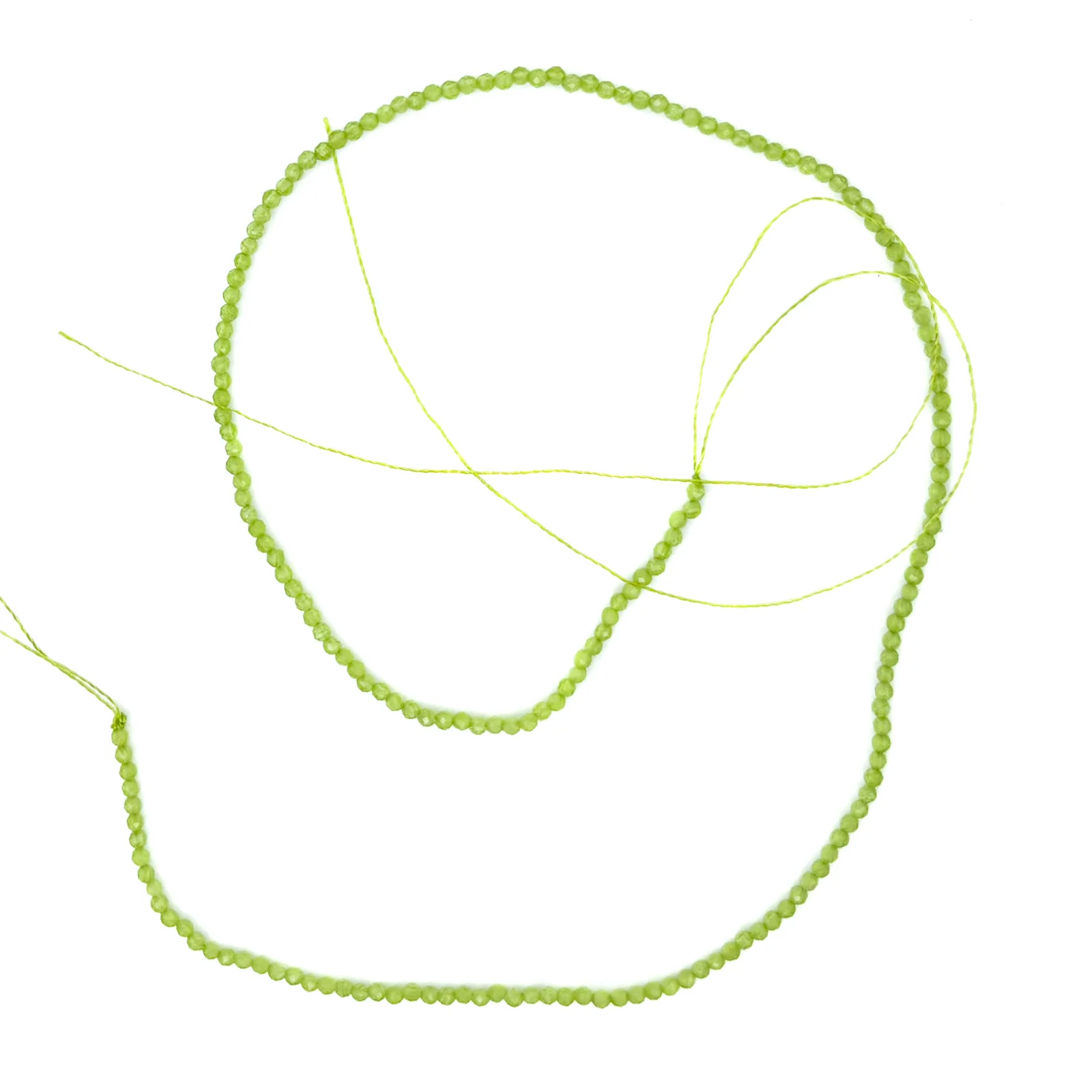 Korean Jade / Olivine 2mm Rounds Bead Strand - Image 2