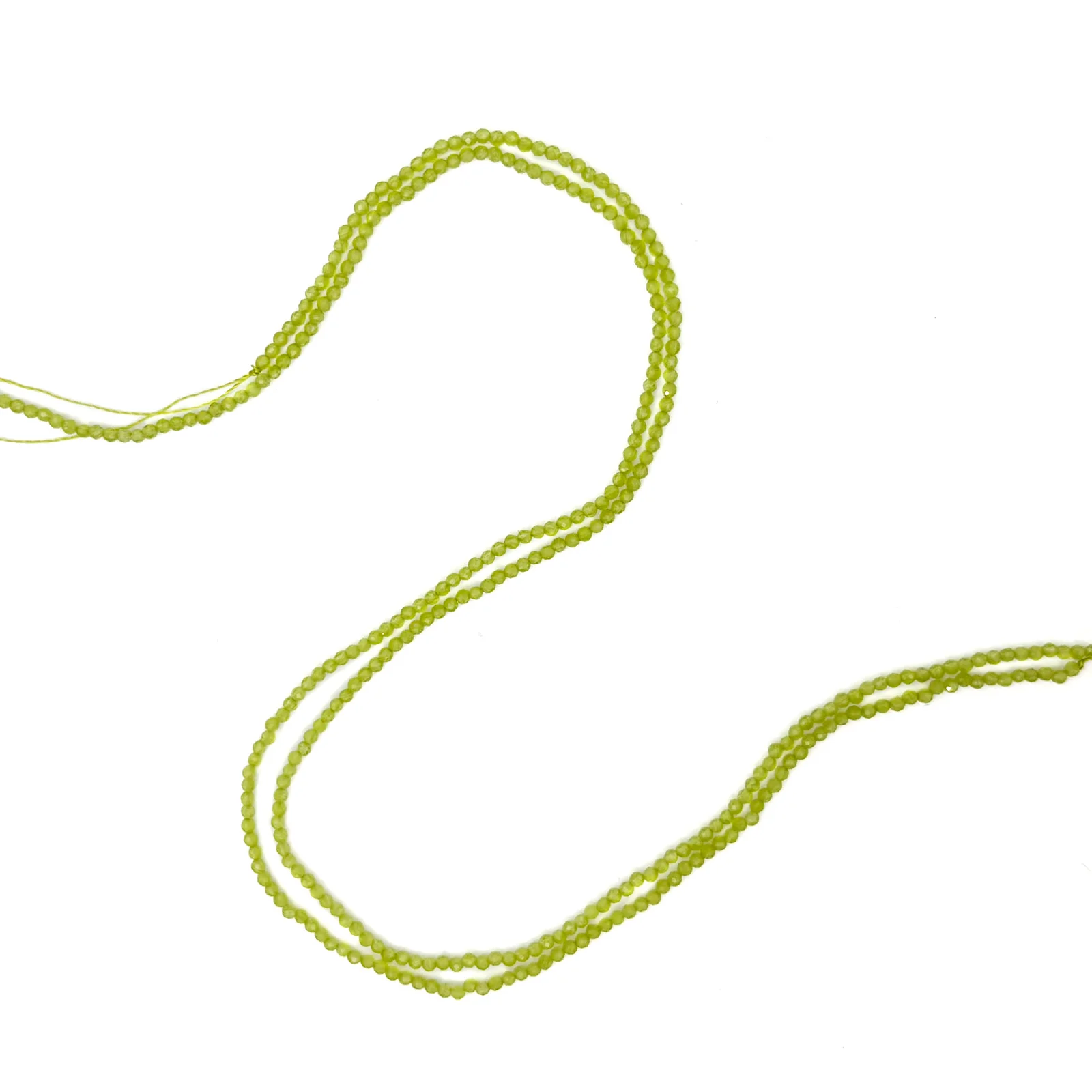 Korean Jade / Olivine 2mm Rounds Bead Strand - Image 3
