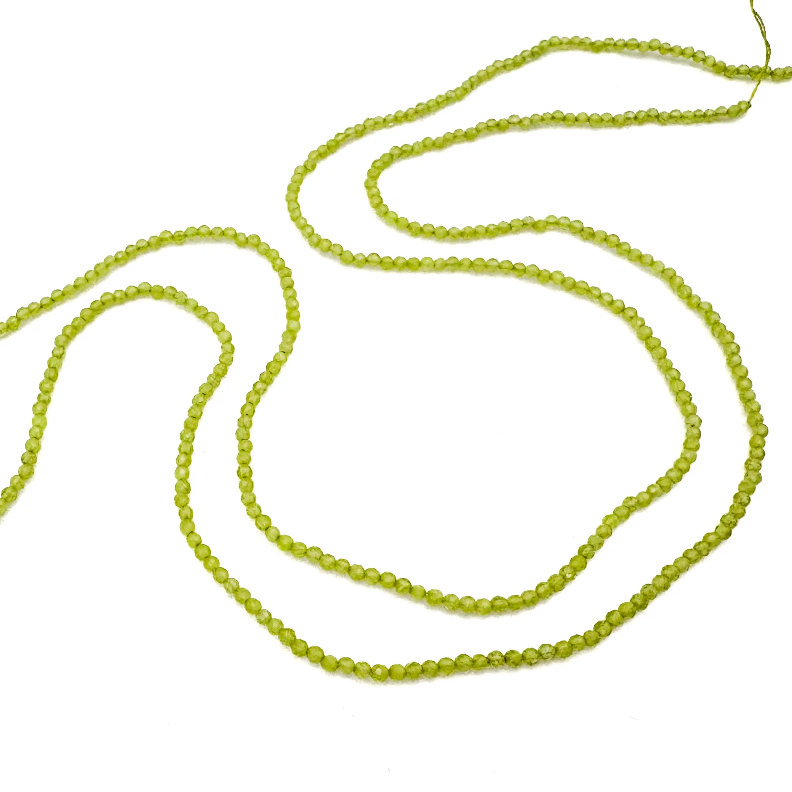 Korean Jade / Olivine 2mm Rounds Bead Strand - Image 4