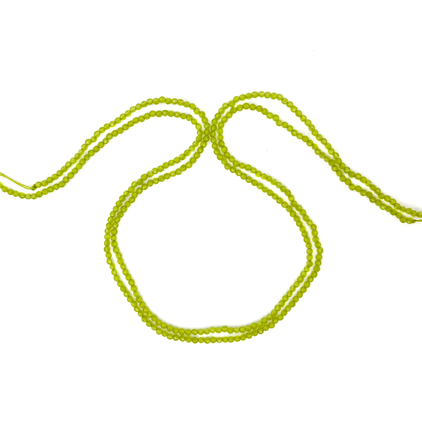 Korean Jade / Olivine 2mm Rounds Bead Strand - Image 5