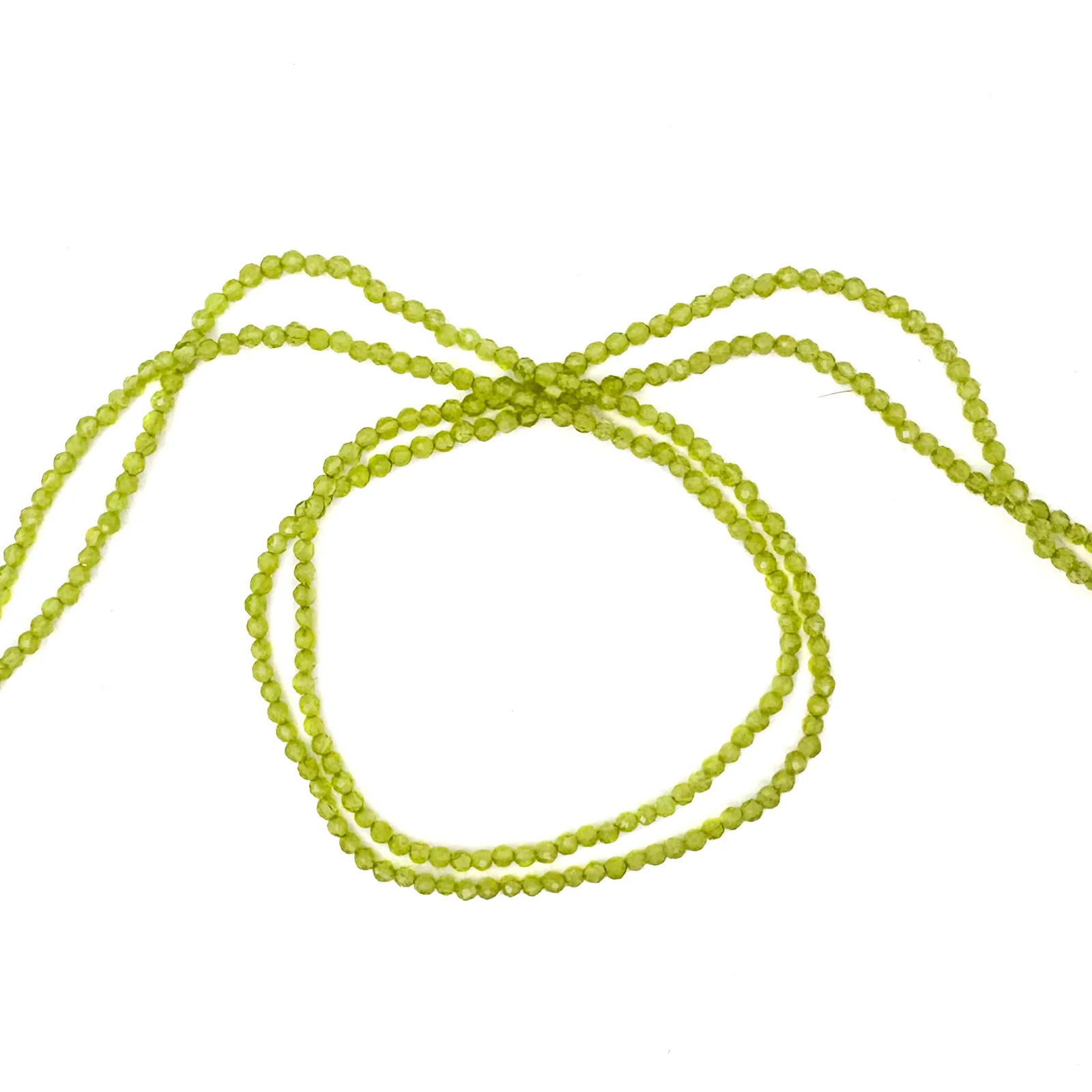 Korean Jade / Olivine 2mm Rounds Bead Strand - Image 7