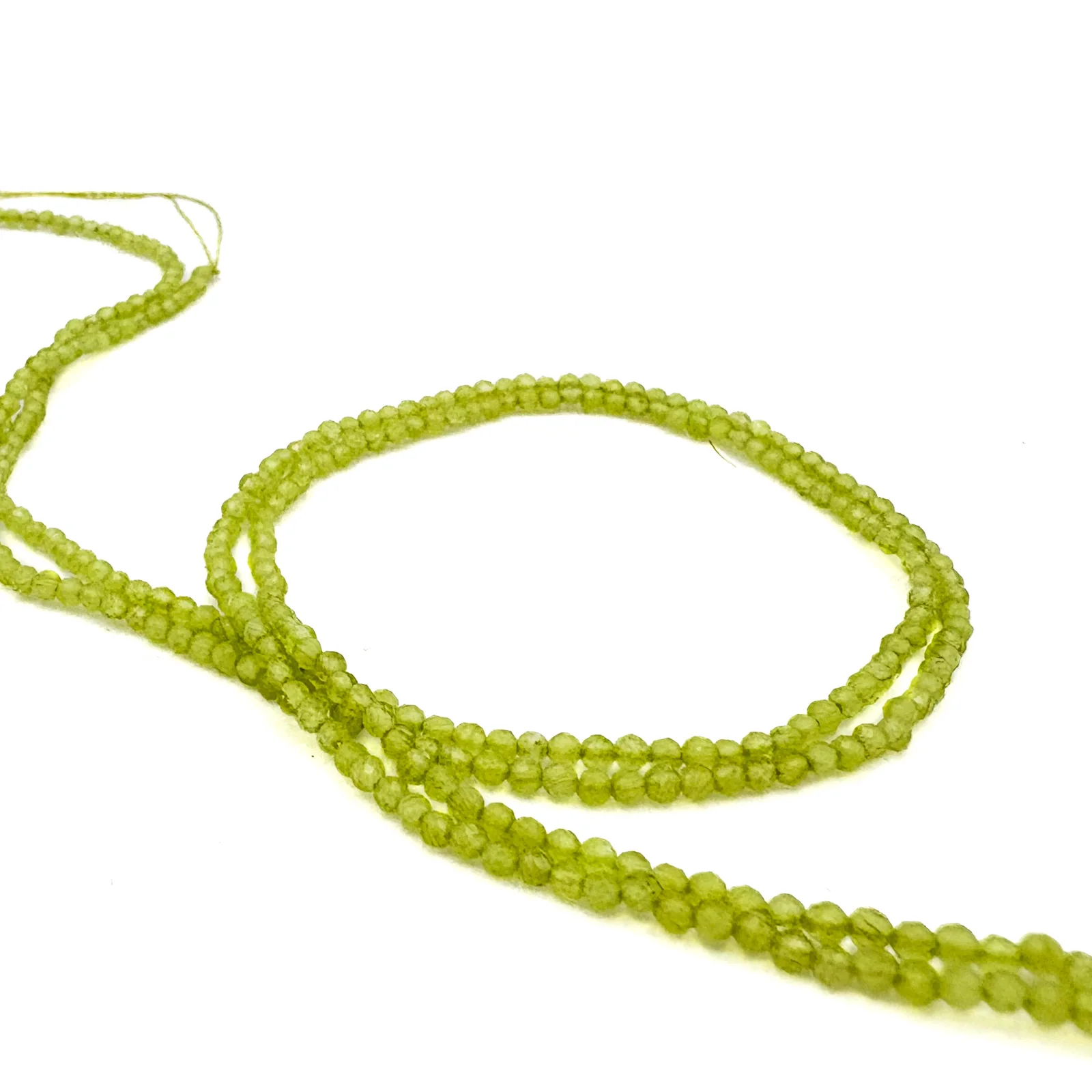 Korean Jade / Olivine 2mm Rounds Bead Strand - Image 8