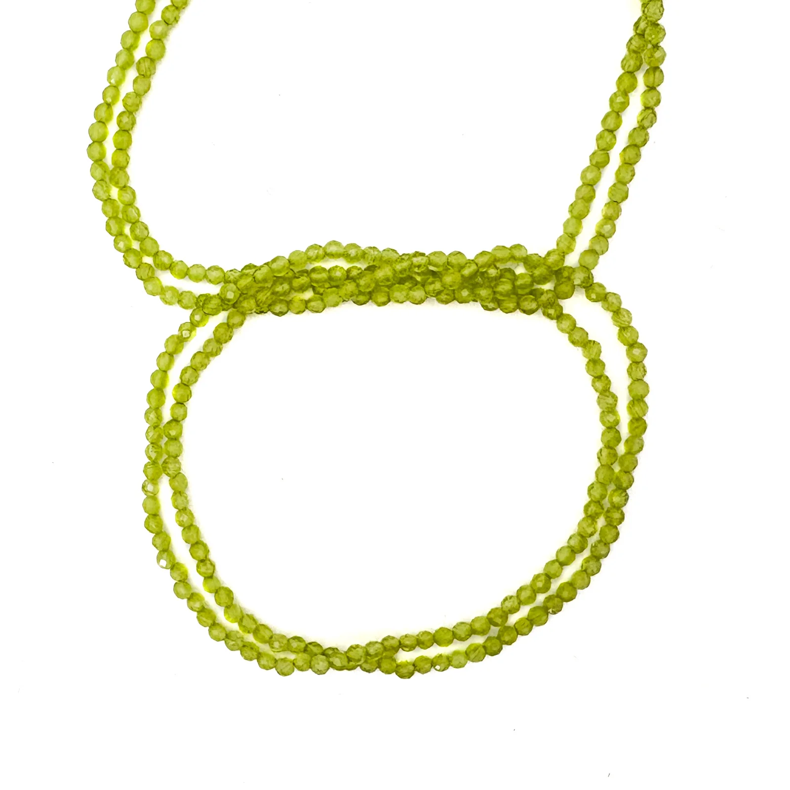 Korean Jade / Olivine 2mm Rounds Bead Strand - Image 9