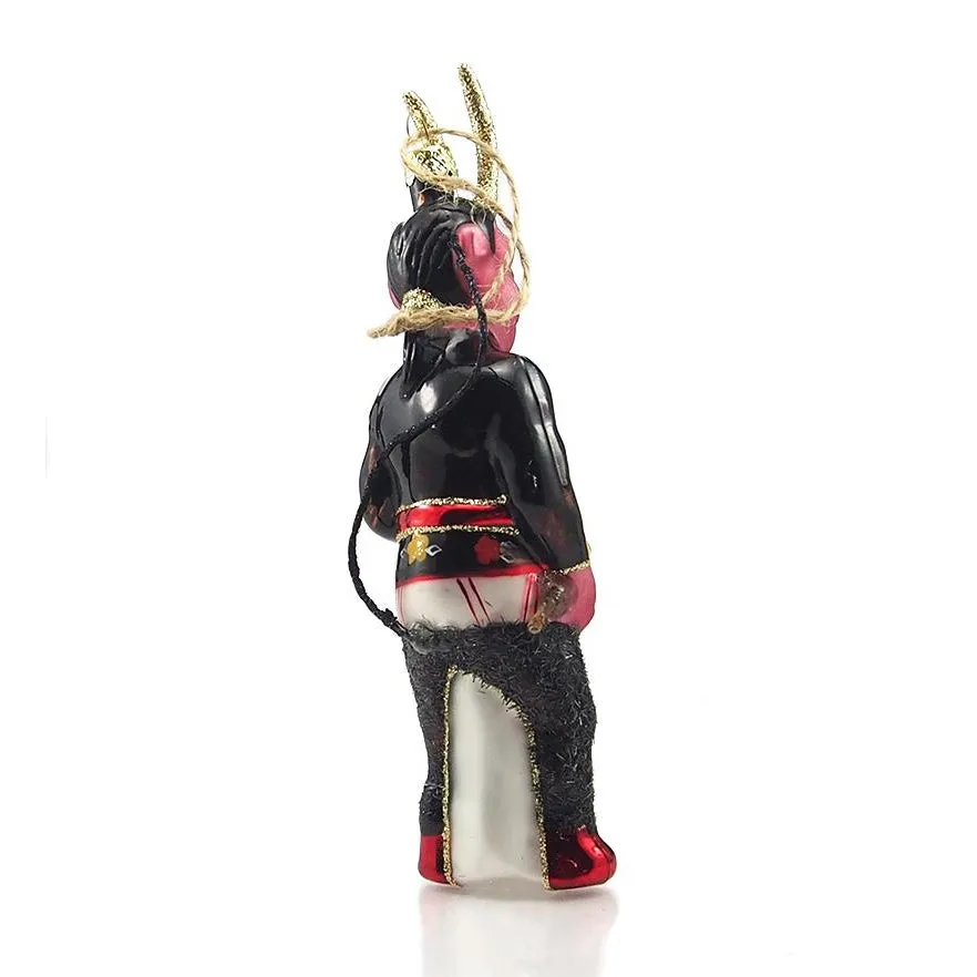 Mariachi Devil (Krampus) Glass Ornament 1 - Image 2