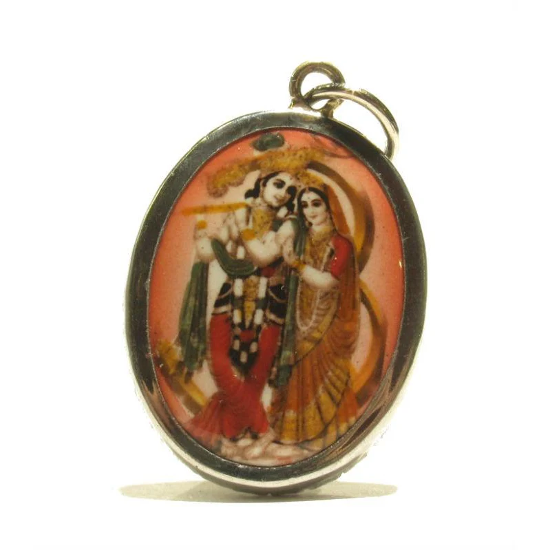 Krishna and Radha Pendant - Image 3