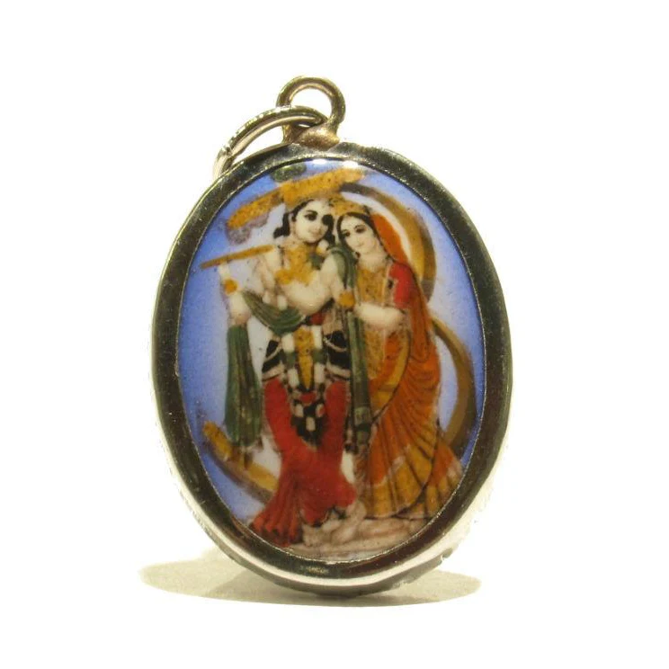 Krishna and Radha Pendant - Image 4