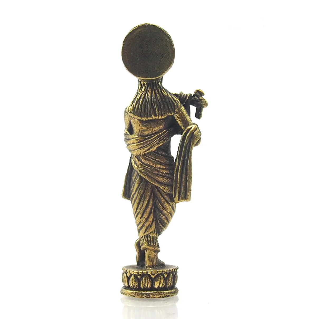 Krishna Brass Statue - Image 3