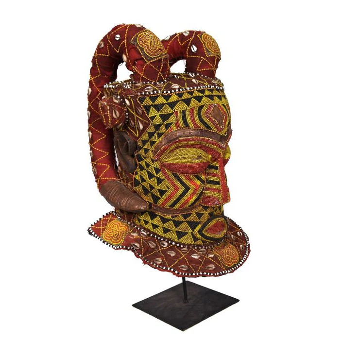 Kuba Bushoong Bwoom Royal Mask, Kongo #887 - Image 3