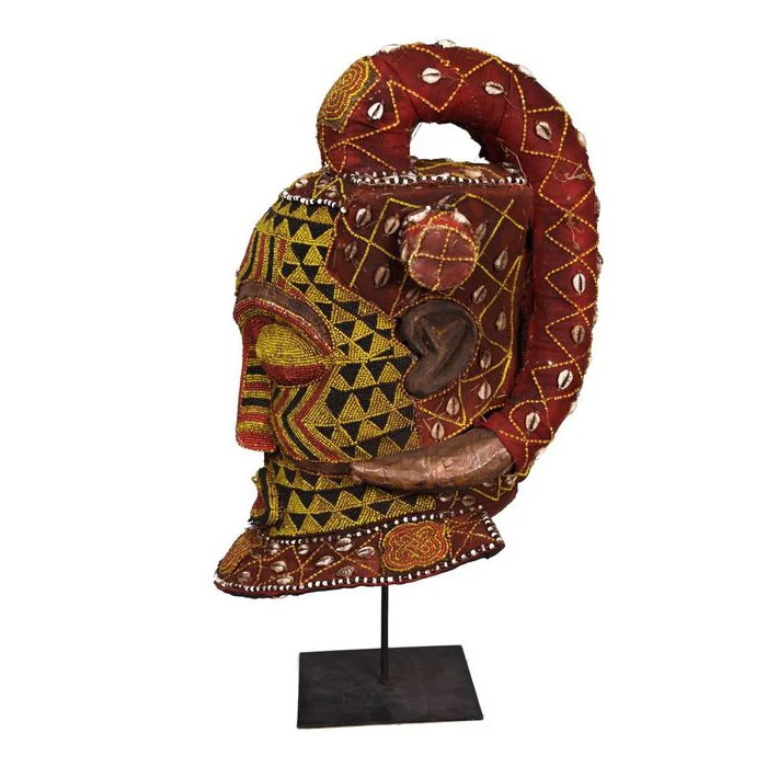 Kuba Bushoong Bwoom Royal Mask, Kongo #887 - Image 5
