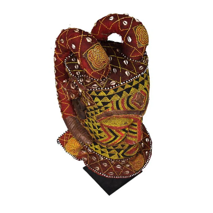 Kuba Bushoong Bwoom Royal Mask, Kongo #887 - Image 6