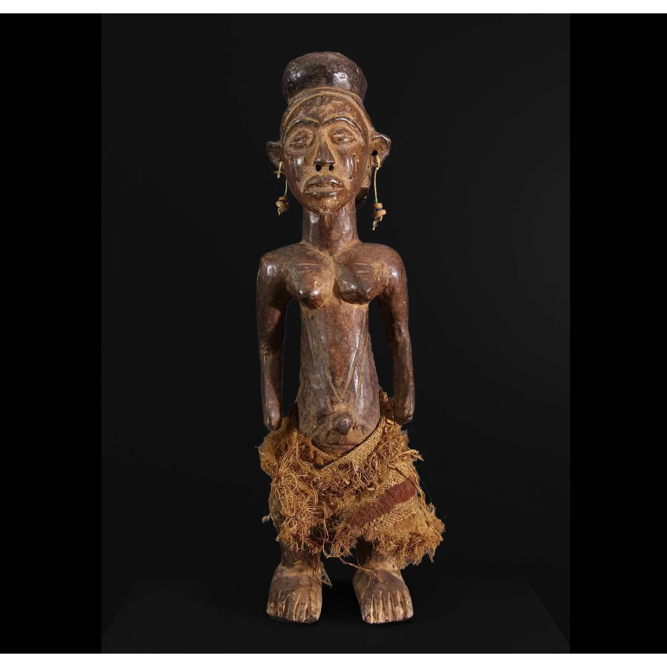 Kuba Female Ancestor Altar Figure, Congo DRC  #28 - Image 2