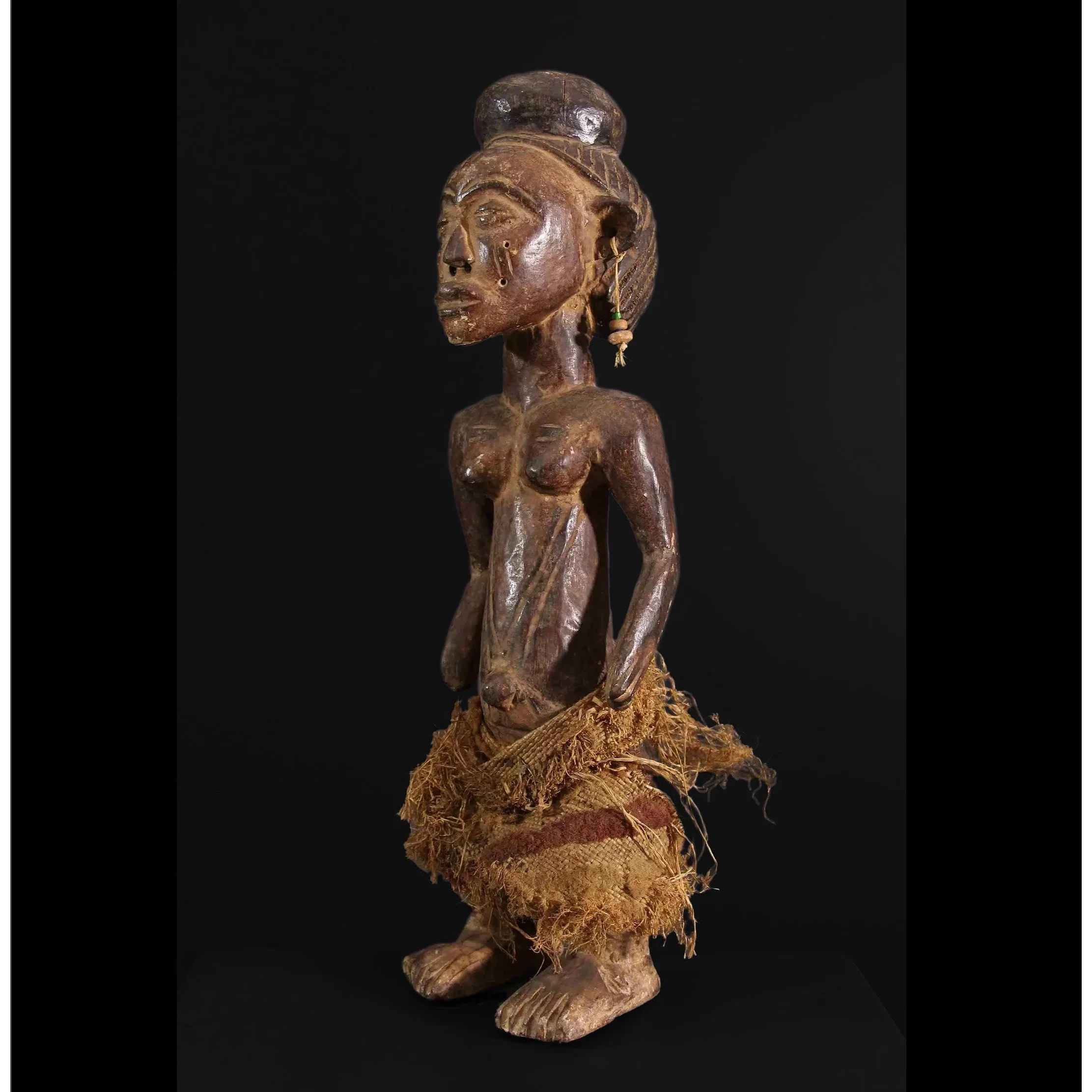Kuba Female Ancestor Altar Figure, Congo DRC  #28 - Image 3