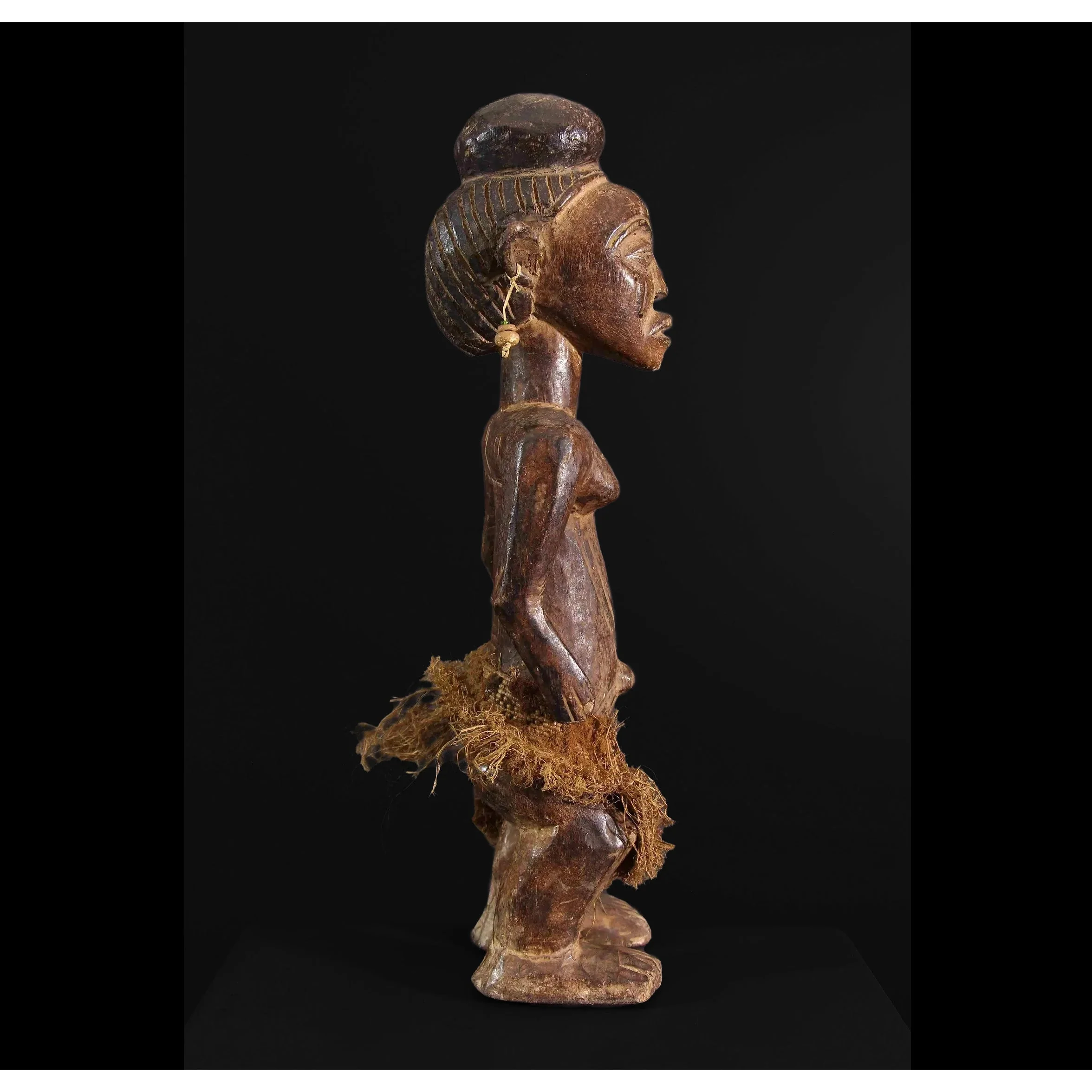 Kuba Female Ancestor Altar Figure, Congo DRC  #28 - Image 4