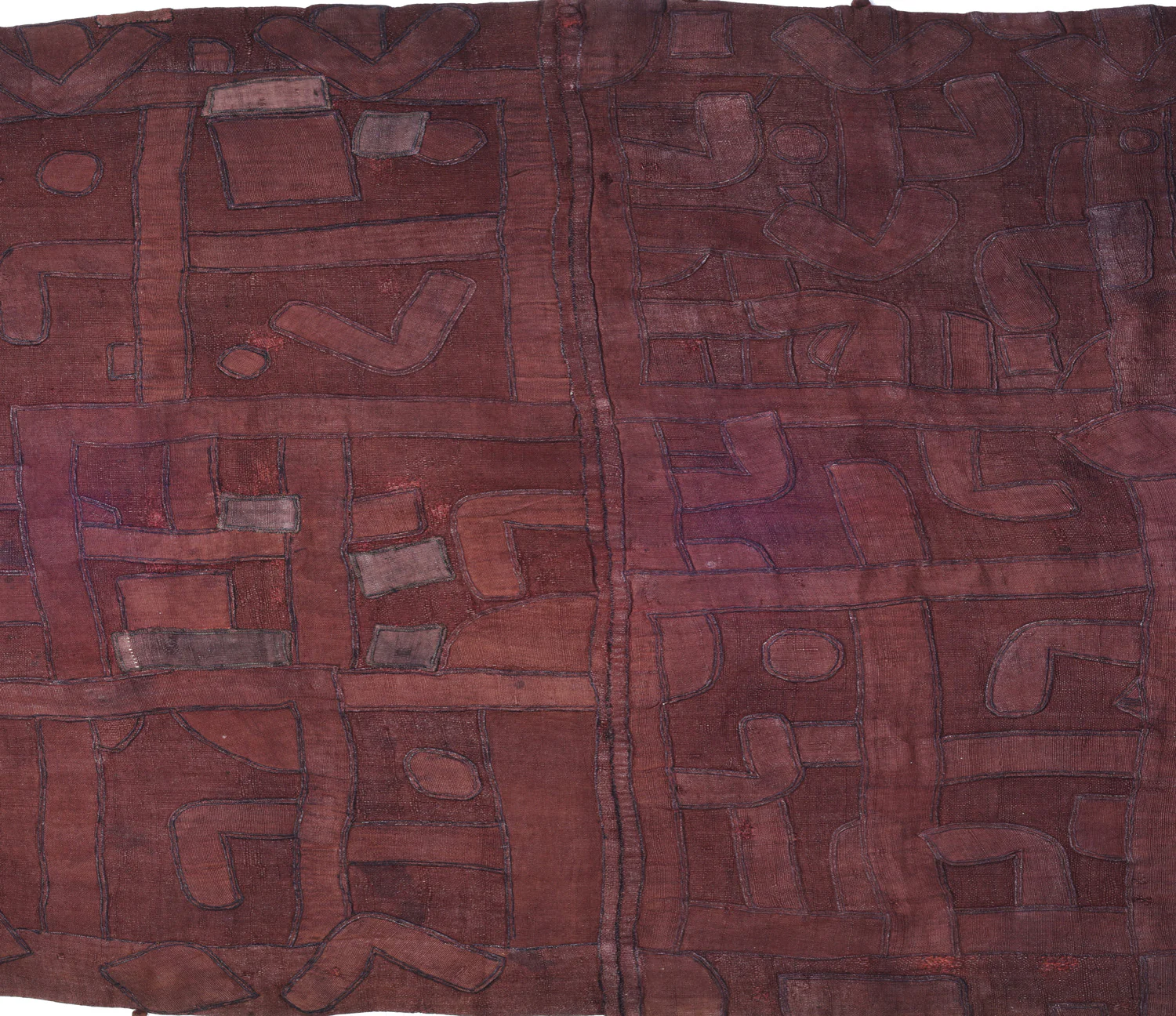 Textile 3: Kuba Hand Woven Raffia Heirloom Wrap Skirt from Zaire 7 - Image 3