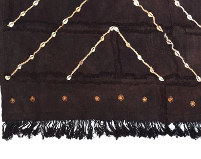 Textile 13: Kuba Hand Woven Raffia Heirloom Wrap Skirt from Zaire 3 - Image 3