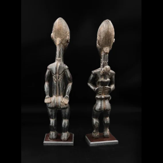 Kulango / Koulango Couple, Côte d'Ivoire #41, 42 PAIR - Image 12