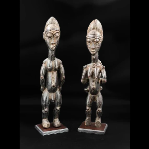 Kulango / Koulango Couple, Côte d'Ivoire #41, 42 PAIR - Image 2