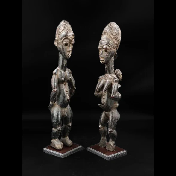 Kulango / Koulango Couple, Côte d'Ivoire #41, 42 PAIR - Image 3