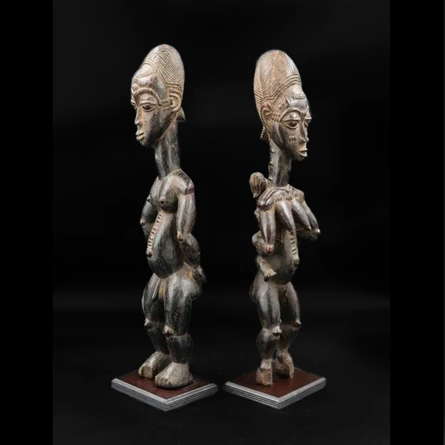 Kulango / Koulango Couple, Côte d'Ivoire #41, 42 PAIR - Image 4