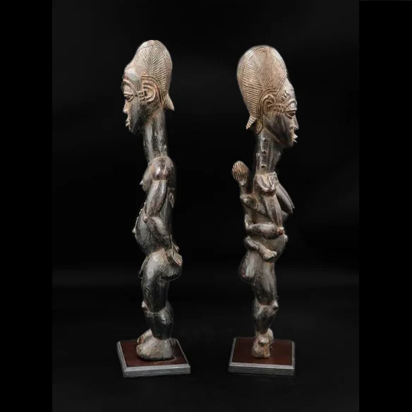 Kulango / Koulango Couple, Côte d'Ivoire #41, 42 PAIR - Image 5