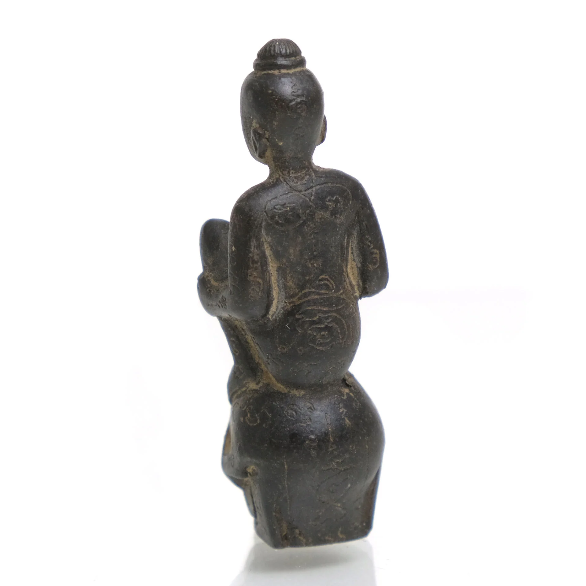 Kuman Thong Resting on a Skull Amulet - Image 3